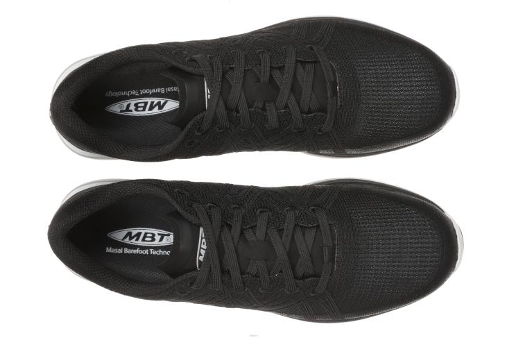 ae MBT رجال السرعة 1000-3 احذية الجري أسود 84F614