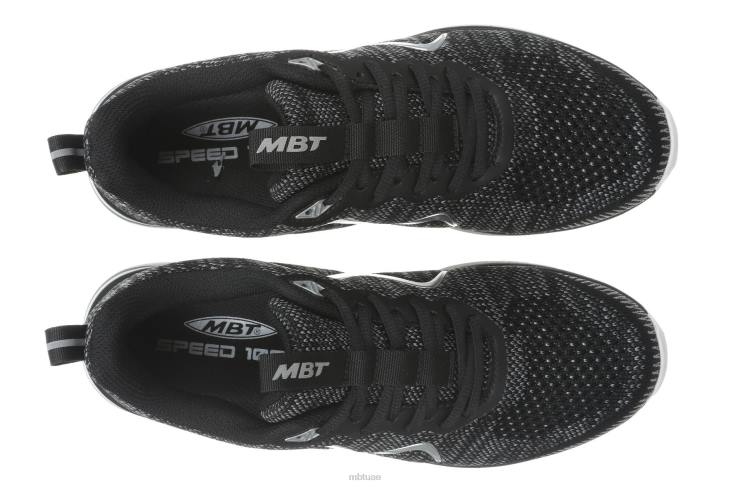 ae MBT رجال السرعة - 1000 ثانيا احذية الجري أسود 84F629