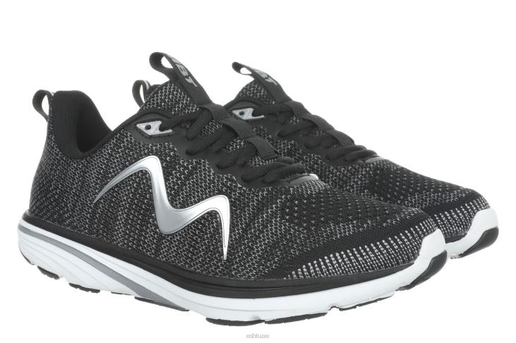 ae MBT رجال السرعة - 1000 ثانيا احذية الجري أسود 84F629