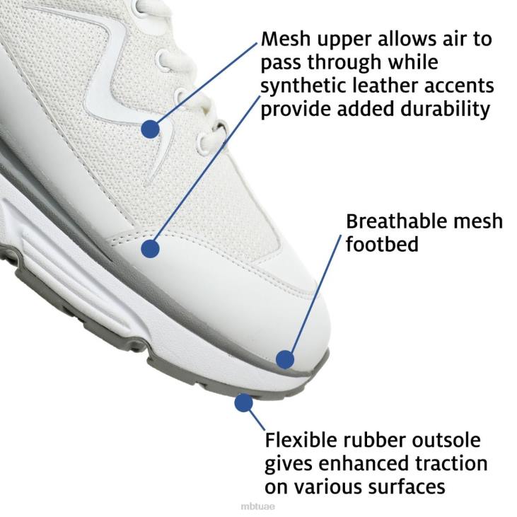 ae MBT نحيف الرياضة 1 أحذية المشي أبيض 84F6123