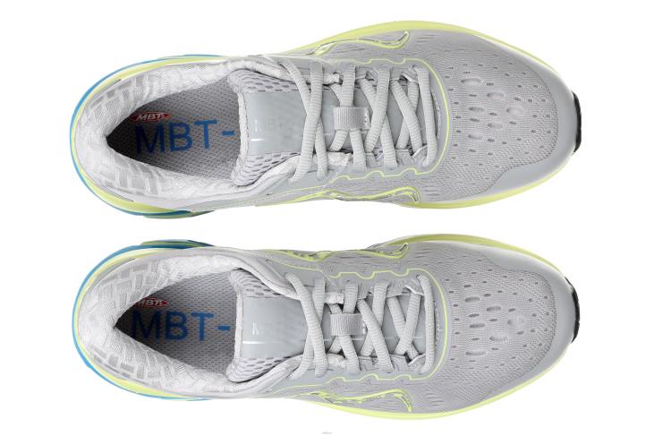 ae MBT نحيف 2000 احذية الجري رمادي / أصفر ليموني 84F6135
