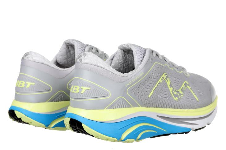 ae MBT نحيف 2000 احذية الجري رمادي / أصفر ليموني 84F6135