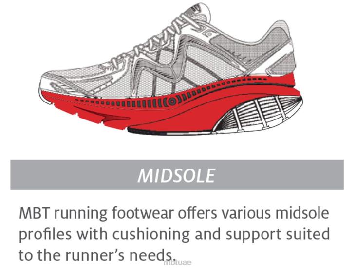 ae MBT رجال ض -3000-1 احذية الجري أسود / رمادي 84F634
