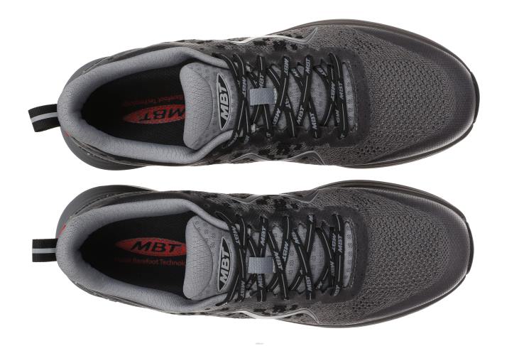 ae MBT رجال هوراكان 3000 احذية الجري الرمادي الداكن 84F616