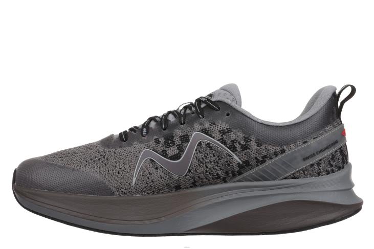 ae MBT رجال هوراكان 3000 احذية الجري الرمادي الداكن 84F616