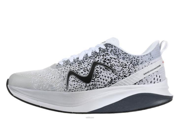 ae MBT رجال هوراكان 3000 احذية الجري أبيض رمادي 84F633