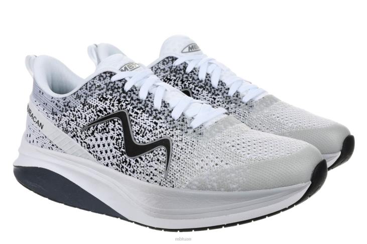 ae MBT رجال هوراكان 3000 احذية الجري أبيض رمادي 84F633