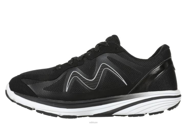 ae MBT رجال السرعة 3 احذية الجري أسود 84F626