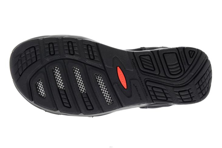 ae MBT رجال ساكا 6 اس سبورت صنادل أسود / رمادي فحمي 84F676