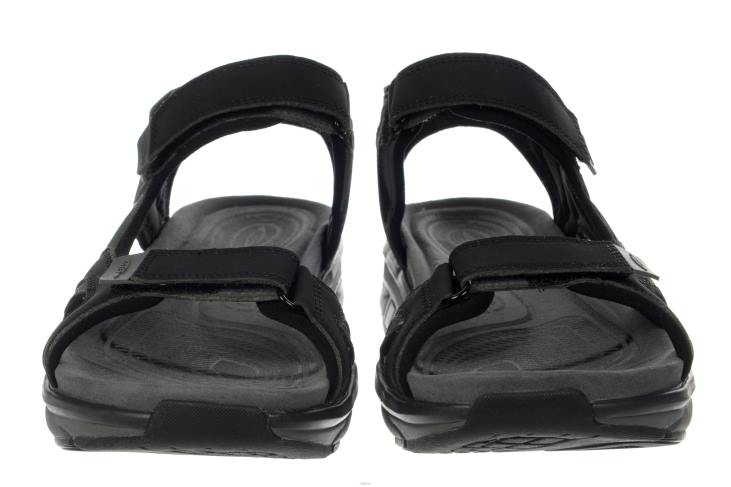 ae MBT رجال ساكا 6 اس سبورت صنادل أسود / رمادي فحمي 84F676