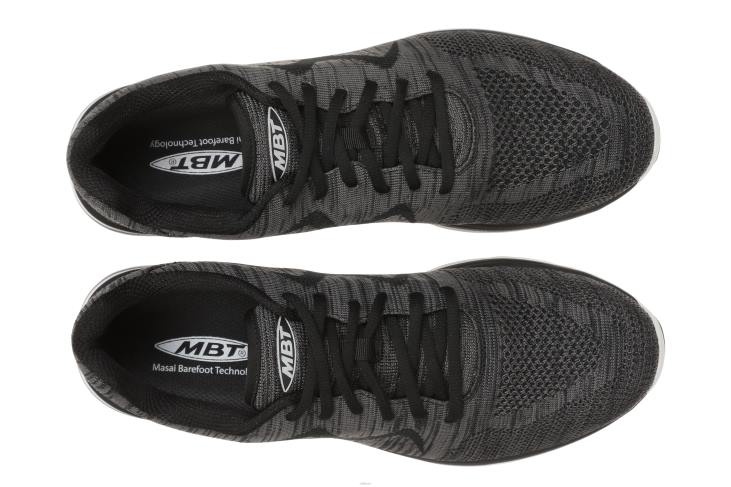 ae MBT رجال الموجة الثانية الأحذية الكاجوال أسود 84F612