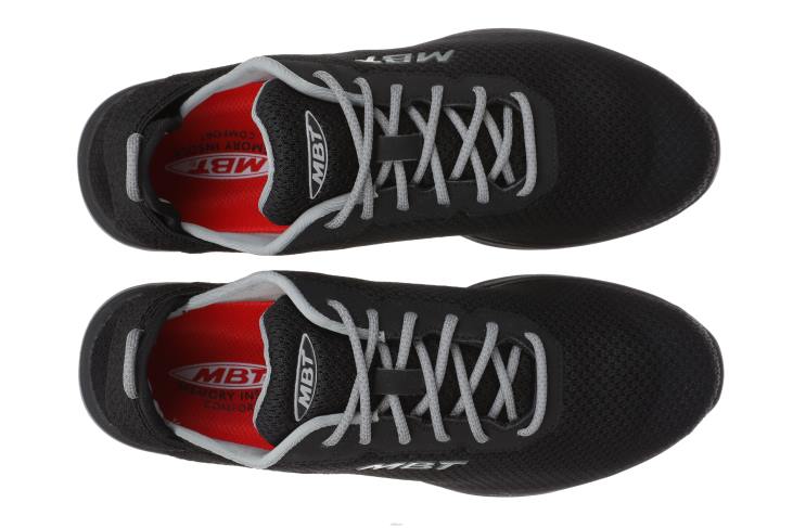 ae MBT رجال غادي احذية الجري كله اسود 84F617