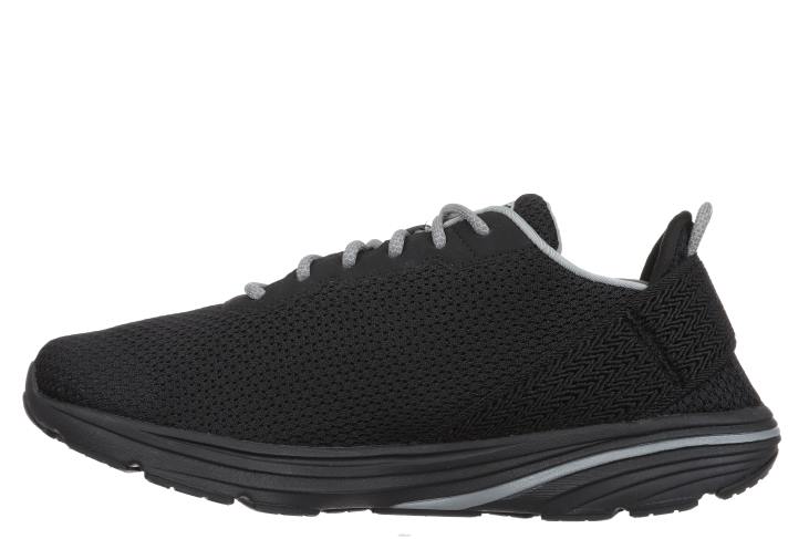 ae MBT رجال غادي احذية الجري كله اسود 84F617