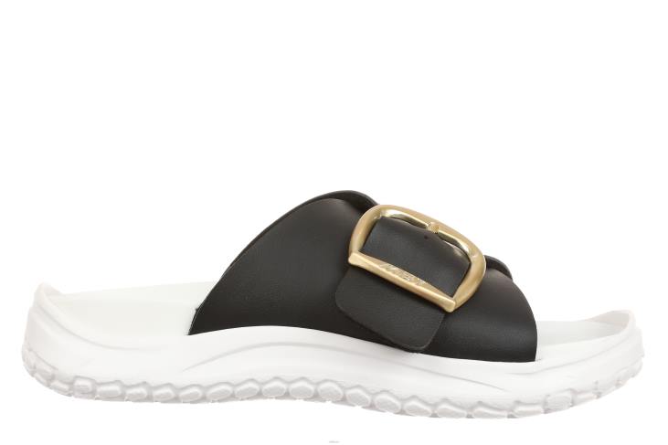 ae MBT نحيف كوزا صنادل أسود / أبيض 84F6217