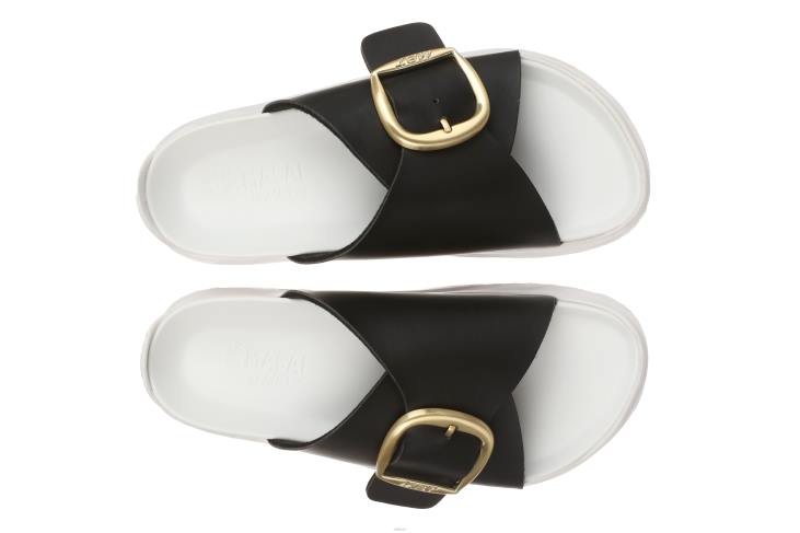 ae MBT نحيف كوزا صنادل أسود / أبيض 84F6217