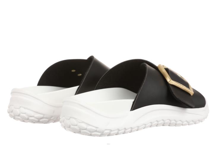 ae MBT نحيف كوزا صنادل أسود / أبيض 84F6217