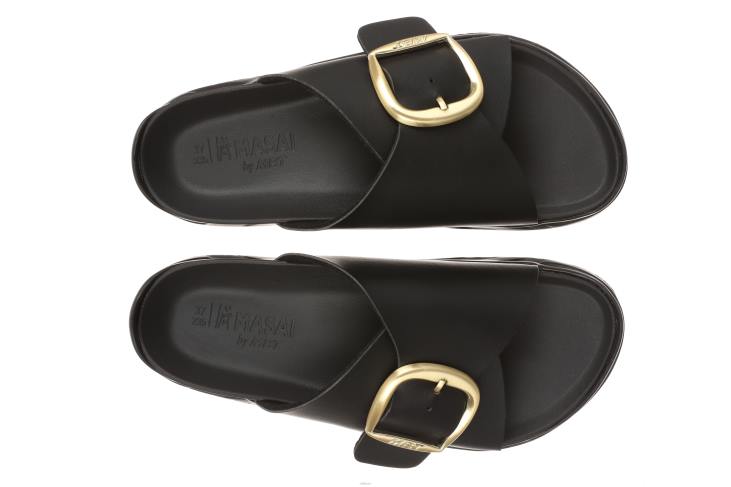 ae MBT نحيف كوزا صنادل أسود 84F6218