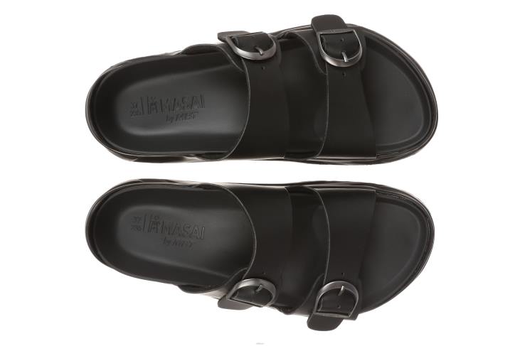 ae MBT نحيف كانا صنادل أسود 84F6220