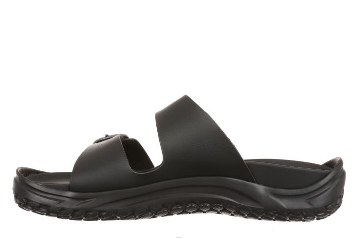 ae MBT نحيف كانا صنادل أسود 84F6220