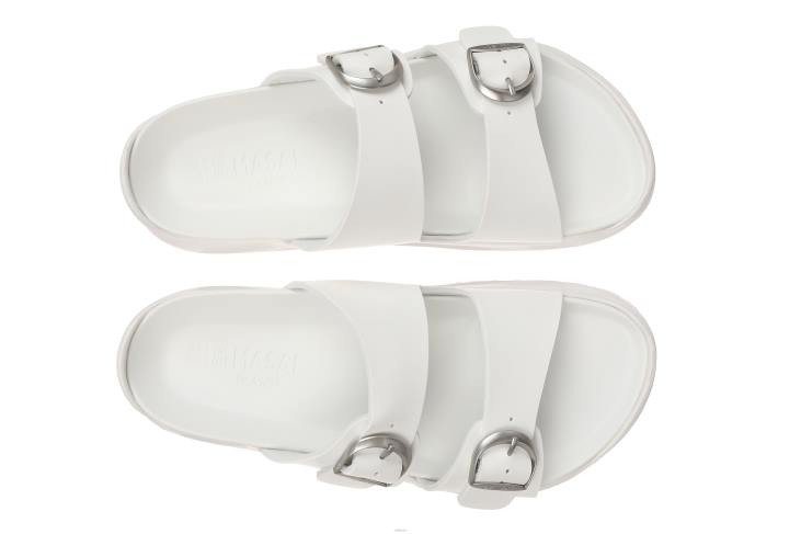 ae MBT نحيف كانا صنادل أبيض 84F6222