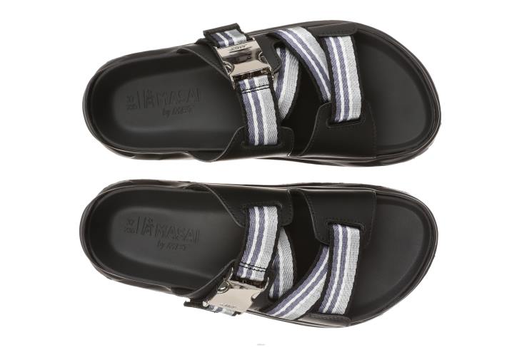 ae MBT نحيف نيسوي صنادل أسود 84F6228