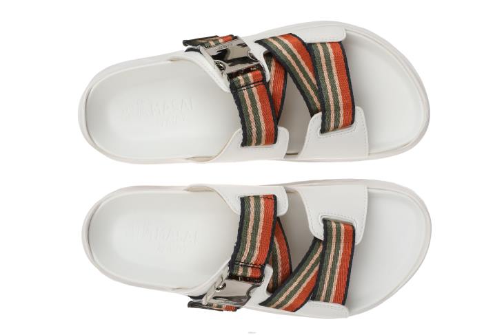 ae MBT نحيف نيسوي صنادل أبيض 84F6229