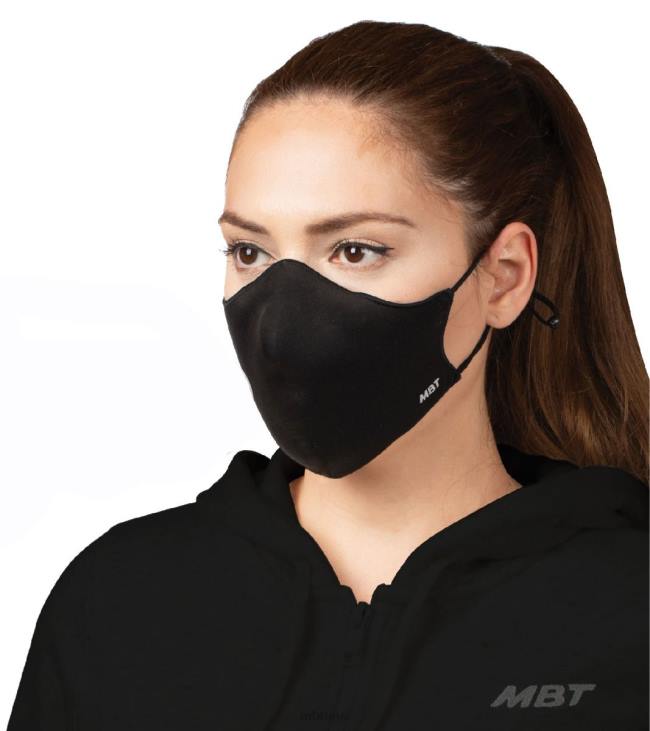 ae MBT للجنسين قناع رياضي ثلاثي الأبعاد مُكَمِّلات أسود 84F6250