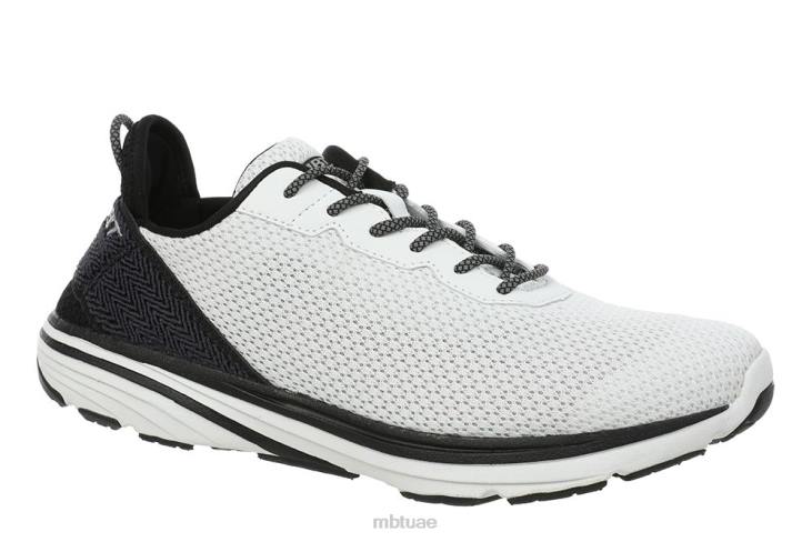 ae MBT رجال غادي أحذية المشي أبيض أسود 84F62