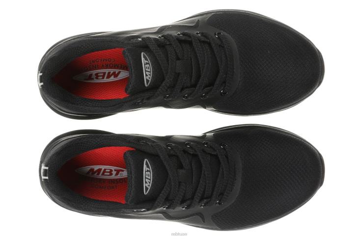 ae MBT رجال ياسو أحذية المشي أسود 84F655