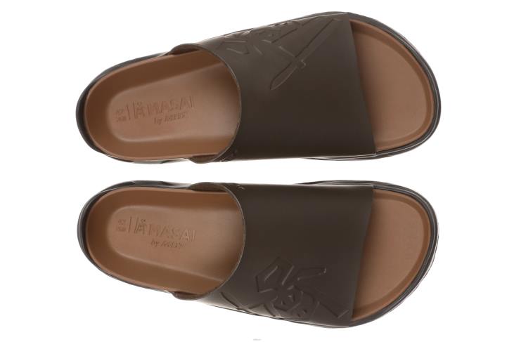 ae MBT رجال ميكا صنادل بني 84F686