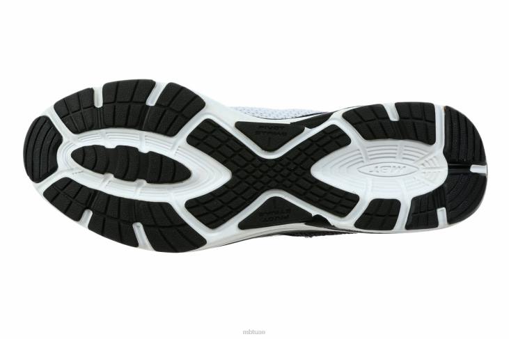 ae MBT نحيف غادي احذية الجري أبيض أسود 84F698