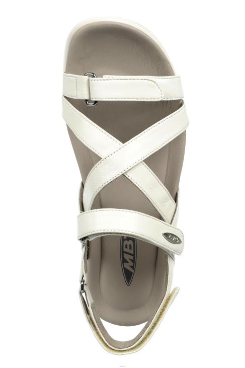 ae MBT نحيف الصنادل اللباس kiburi صنادل أبيض 84F6241