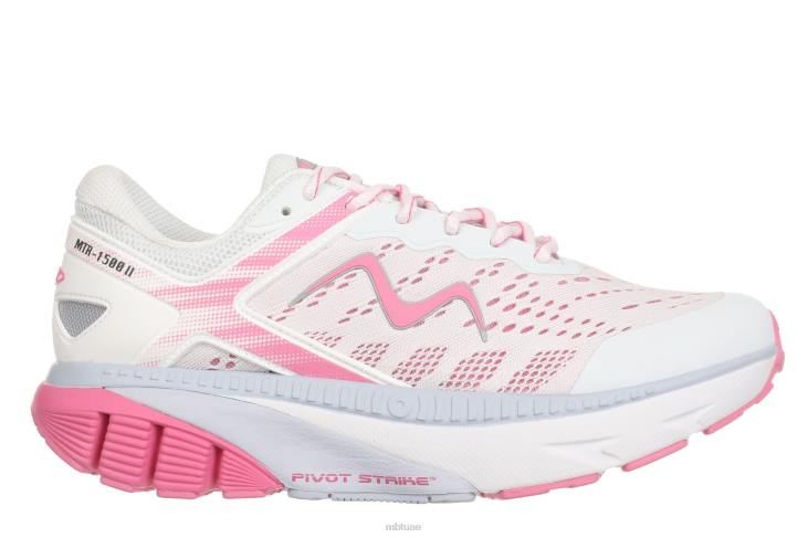 ae MBT نحيف mtr-1500 ثانيا احذية الجري أبيض / وردي 84F6107