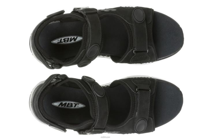 ae MBT نحيف صندل mtr صنادل أسود 84F6145